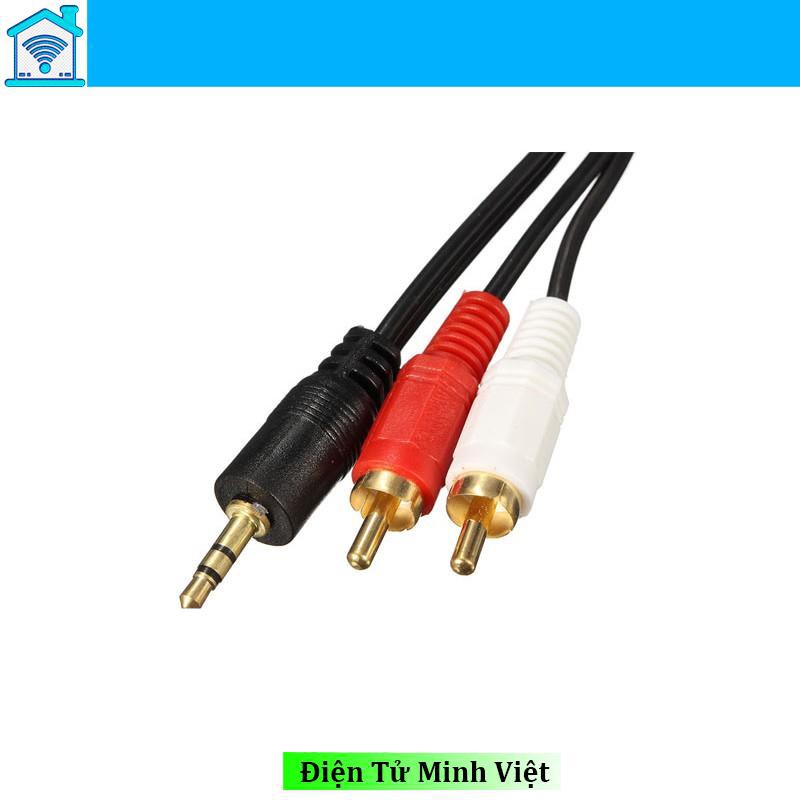 Cáp Audio 3.5 to RCA AV Audio 1.5m M/M giá rẻ