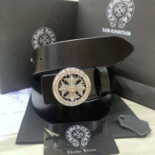 Thắt lưng chromehearts mặt xoay FULL ĐÁ