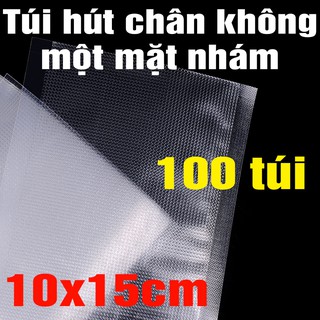 Túi hút chân không một mặt nhám 10x15cm