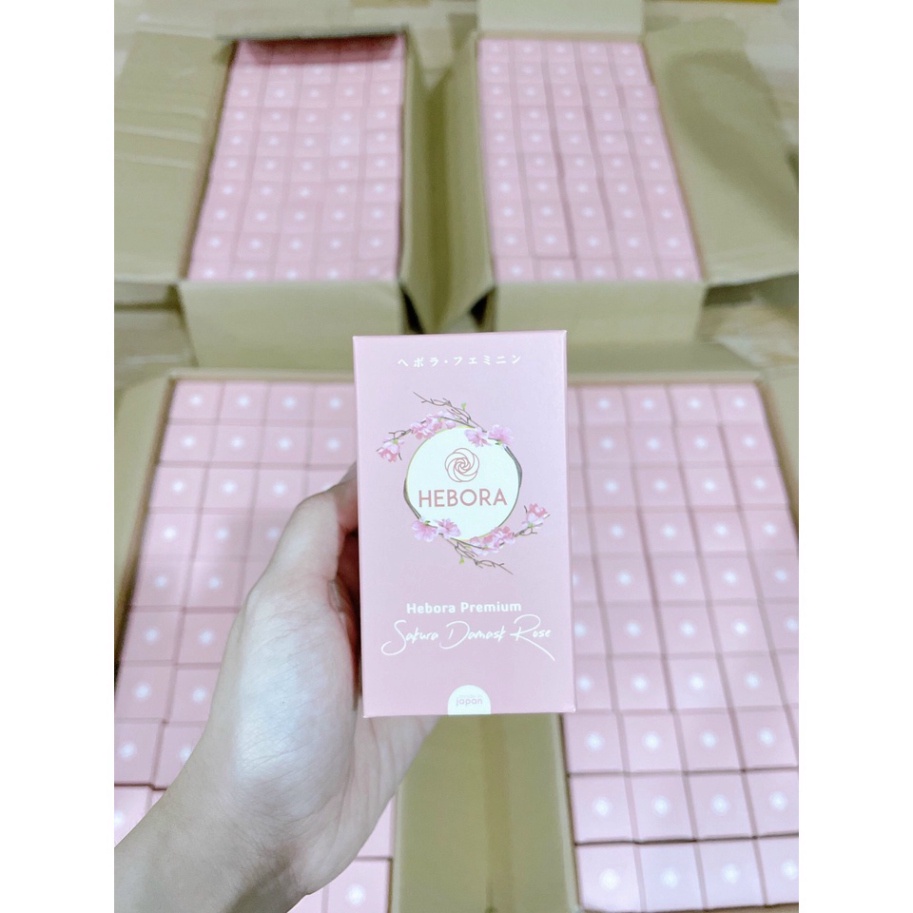 Viên Uống Tạo Mùi Thơm Cơ Thể Hebora Premium Sakura Damask Rose 60 Viên Nhật Bản.