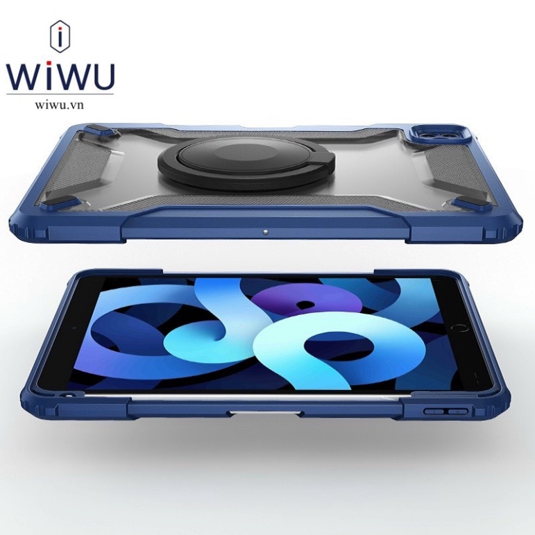 Ốp Lưng siêu chống sốc WIWU Mecha Rotative Stands Cho Tablet 11 inch Pro 2020,  2021 M1,  Air 5 10. 9 Inch,  Gen 9 10. 2