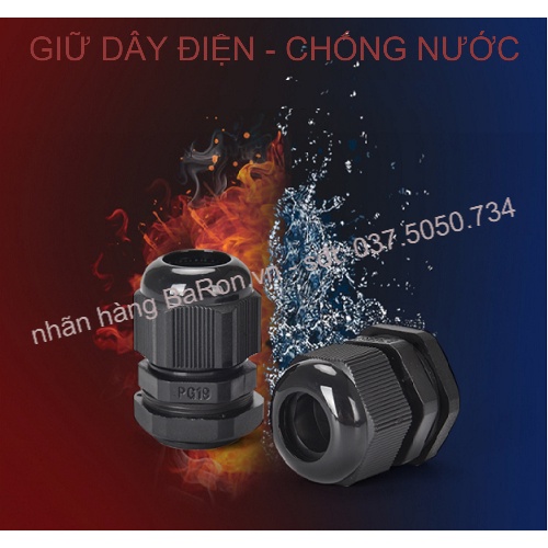 Ốc giữ cố định dây điện chống nước mưa, lắp ở tủ điện, hộp điện ngoài trời, có khả năng cách điện