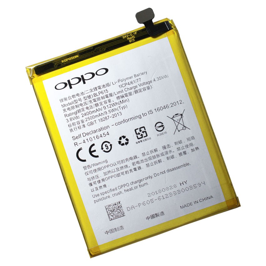 Pin điện thoại Oppo A37/Neo9 (BLP 615) 2550mAh