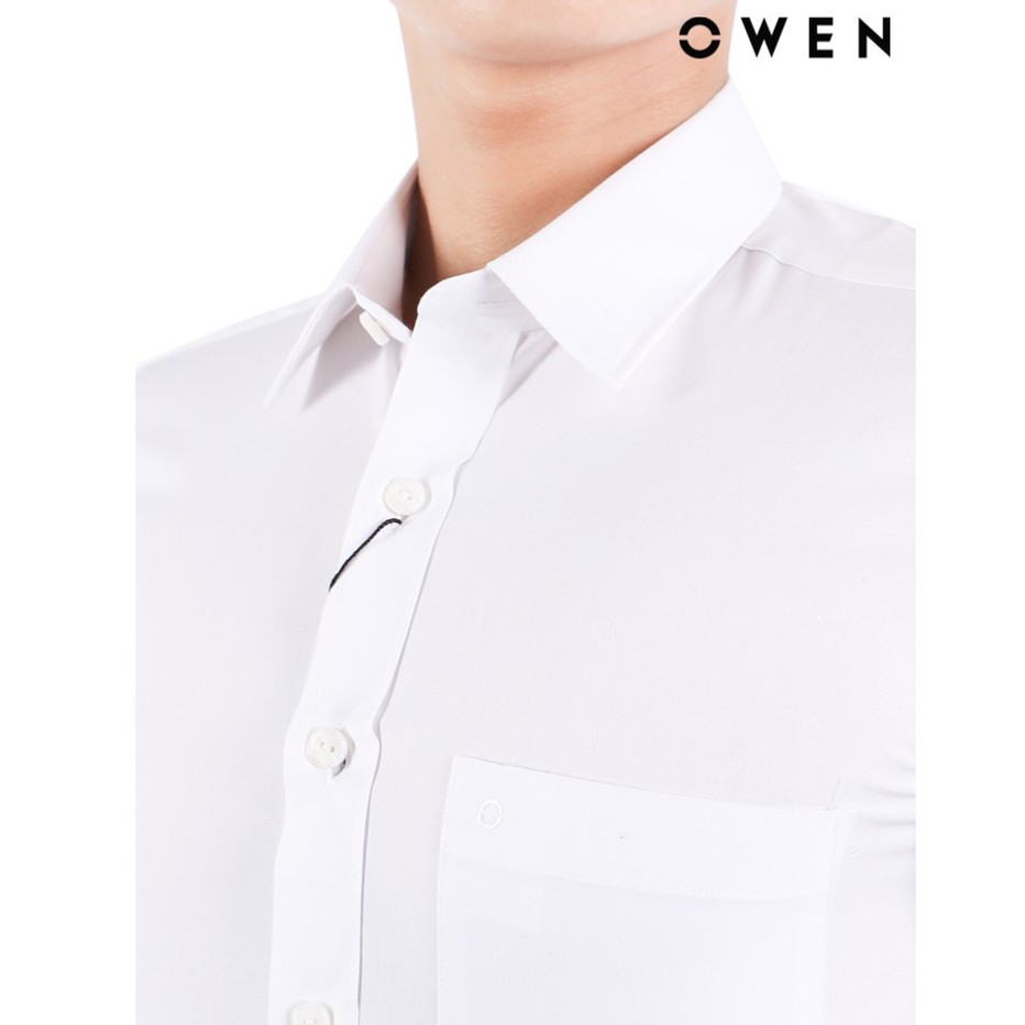 Áo Sơ mi dài tay nam OWEN Cafe Regularfit màu trắng - AR22325D1 | BigBuy360 - bigbuy360.vn