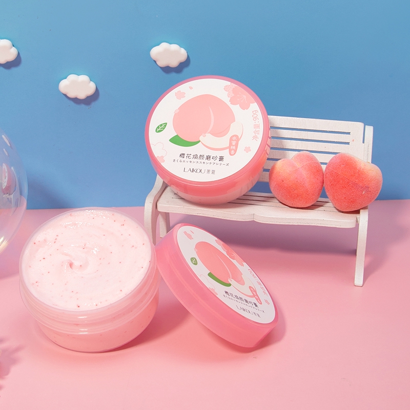 Kem Tẩy Da Chết Toàn Thân LAIKOU Chiết Xuất Hoa Anh Đào Dưỡng Ẩm Da 90g | BigBuy360 - bigbuy360.vn