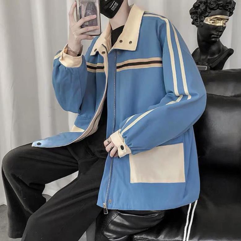 Áo khoác kaki túi hộp unsiex form rộng Túi To nam nữ thời trang kmg bao ngầu