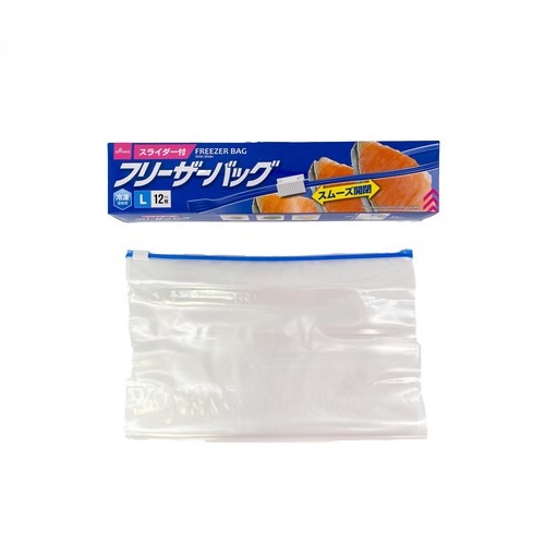 Daiso Japan Túi Zip Trữ Đông size L 12 túi No.373