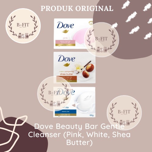 (hàng Mới Về) Sữa Rửa Mặt Dove Beauty Làm Sạch Nhẹ Nhàng (màu Hồng, Trắng, Bơ Shea)