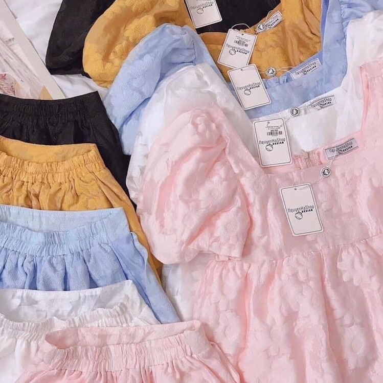 [ẢNH THẬT]SET BỘ BABYDOLL VOAN TƠ ĐÁM MÂY | BigBuy360 - bigbuy360.vn