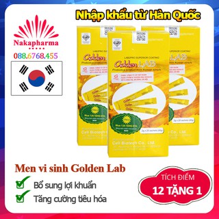 ✅ Men vi sinh Golden LAB – Bổ sung lợi khuẩn, tăng cường tiêu hóa, hấp thu dưỡng chất, giảm đầy hơi, tiêu chảy, táo bón