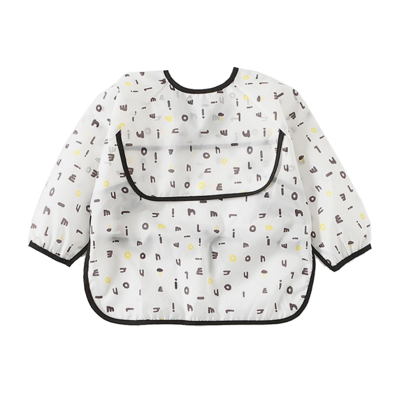 Tạp Dề Dài Tay Chống Nước In Họa Tiết Nghệ Thuật Dành Cho Bé