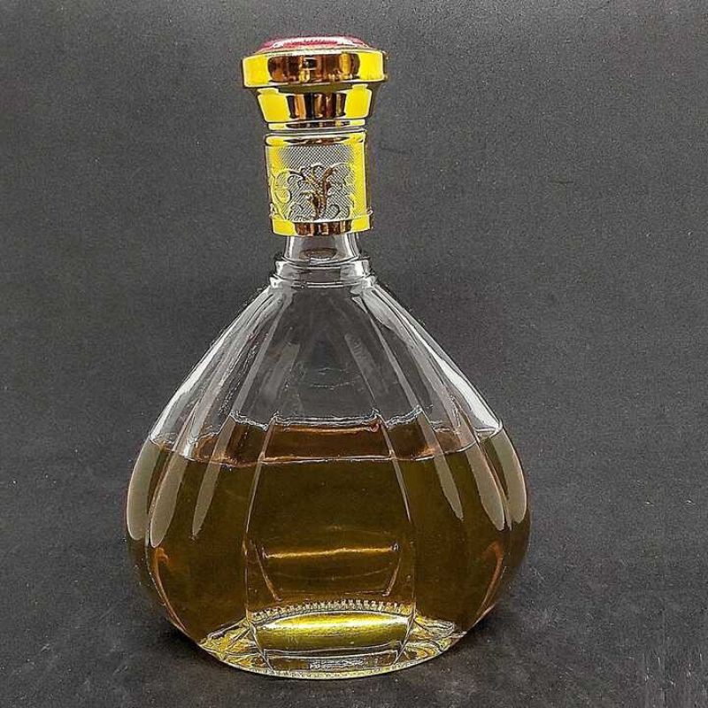 [ RẺ VÔ ĐỊCH ] Bình Đựng Rượu Thủy Tinh Cao Cấp 500ml. Mẫu giọt nước cổ ngắn nắp đỏ