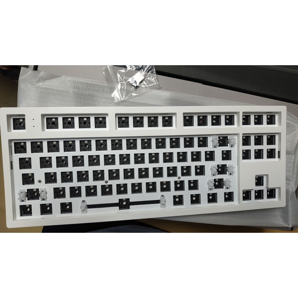 Bộ kit phím cơ FL-Esports MK870 3 MODE RGB/ Hotswap/ Wireless/ Bluetooth/ switch ngược, sẵn foam - BH 12 tháng