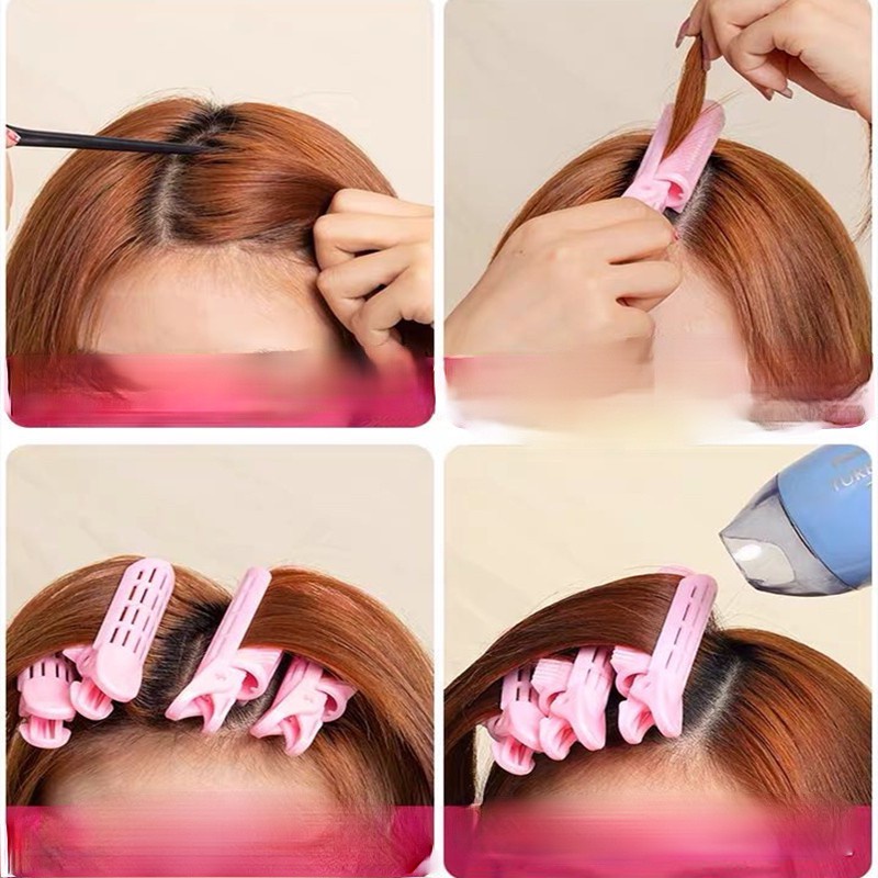 Kẹp lô uốn tóc tạo kiểu tóc phồng phong cách Hàn Quốc cho nữ (1 SET 2 CÁI)