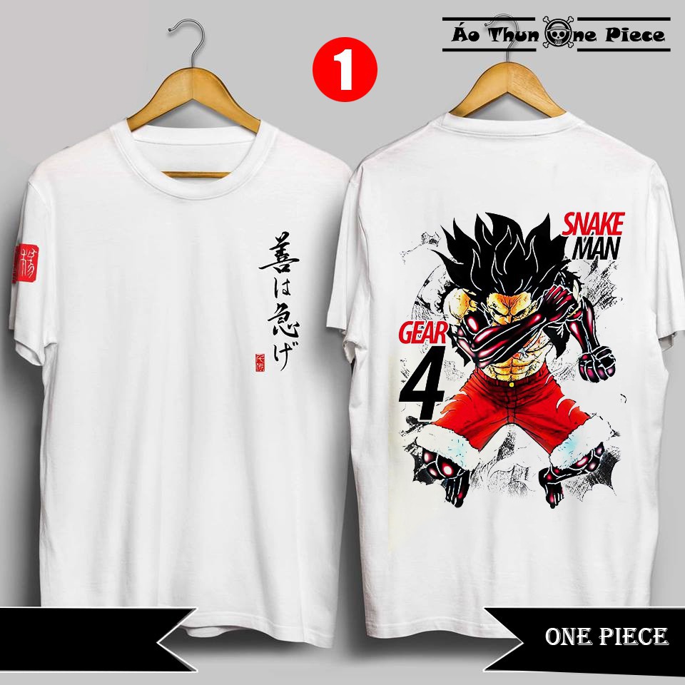 ⚡️FREESHIP⚡️Áo Thun In Hình Gear 4 Giá Cực Rẻ - One Piece 🔥HOT🔥