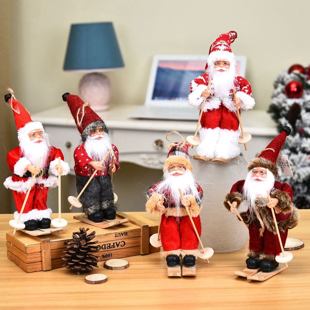 Búp bê hình ông già noel/tuần lộc cỡ lớn trang trí cho cây thông giáng sinh/năm mới