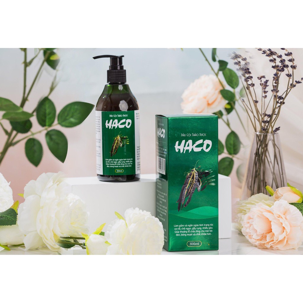 Dầu gội thảo dược Haco 300ml-ngăn ngừa rụng tóc, kích thích sự phát triển của nang tóc/Hàng chính hãng | BigBuy360 - bigbuy360.vn