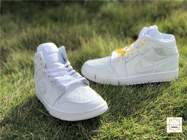 (FREESHIP+HỘP) Giày thể thao AIR JORDAN 1 Retro High Full white full trắng cao cổ