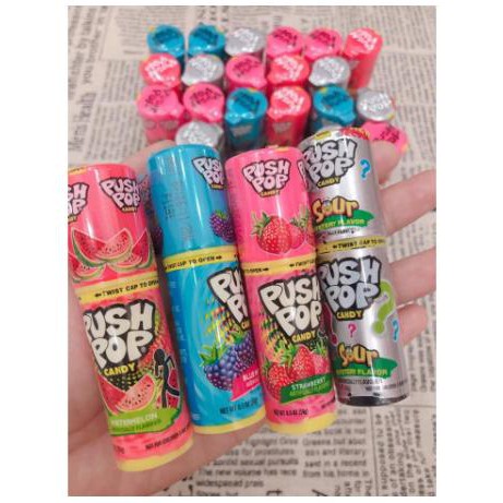 Kẹo son môi Mỹ PUSH POP đủ các vị