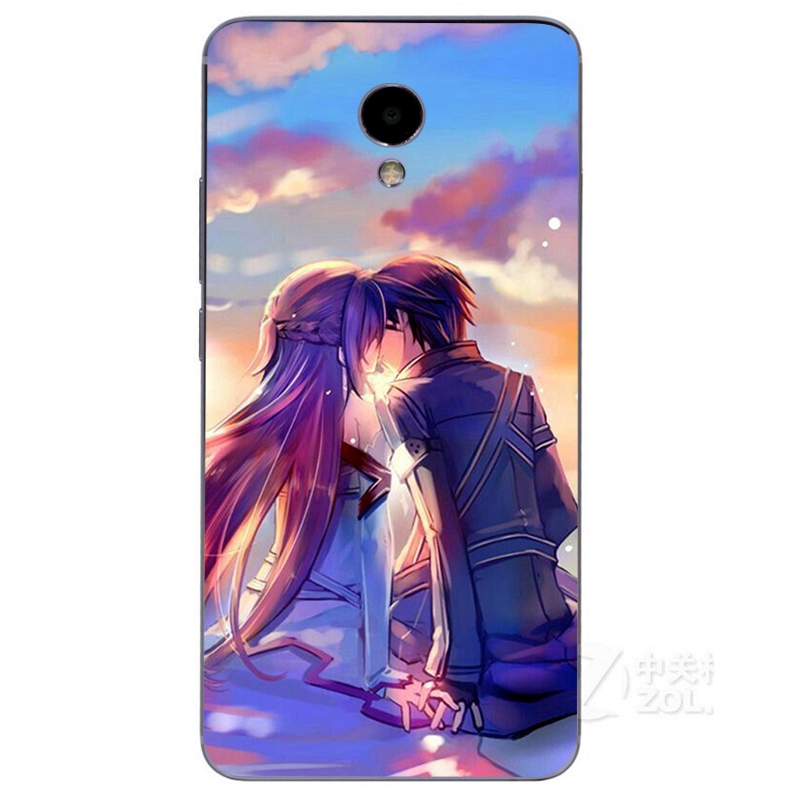 Sword Art Online SAO cartoon cover Meizu M3 M5 Note M5s M5c M6T C9 Pro Note 8 9 Phone tpu Case