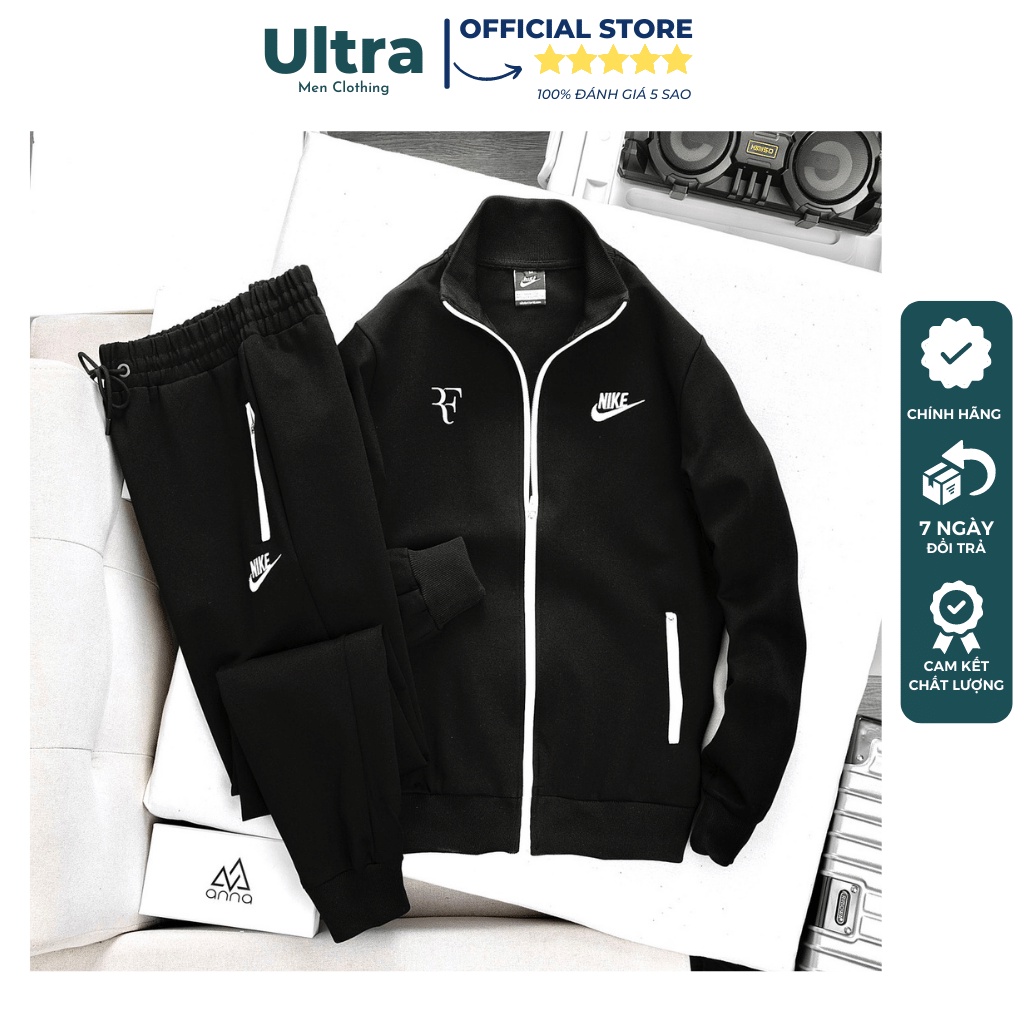 Bộ quần áo thể thao nam mùa đông kéo khóa hàng hiệu cao cấp Hàng loại 1 Ultra Men TM-15 Đồ bộ mùa đông mặc nhà 2022