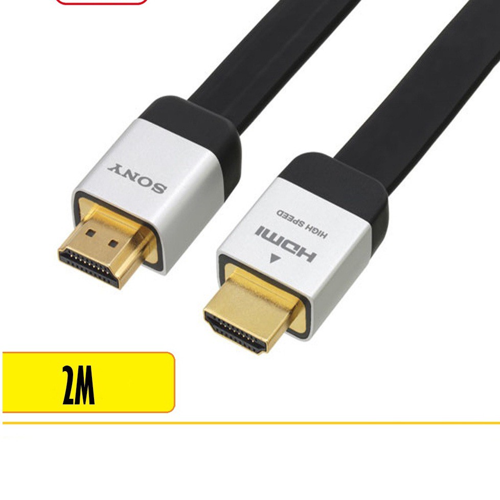 Dây HDMI Sony loại dẹt 2m - Cáp HDMI Sony loại dẹt