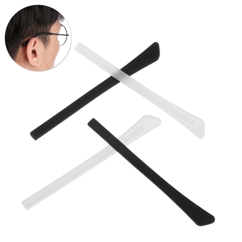 Set 4 Cặp Vỏ Bọc Gọng Kính Silicon Chống Trượt