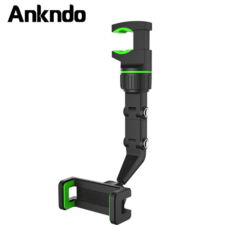 Giá Đỡ Điện Thoại Ankndo Gắn Kính Chiếu Hậu Đa Năng Có Thể Điều Chỉnh Cho iPhone