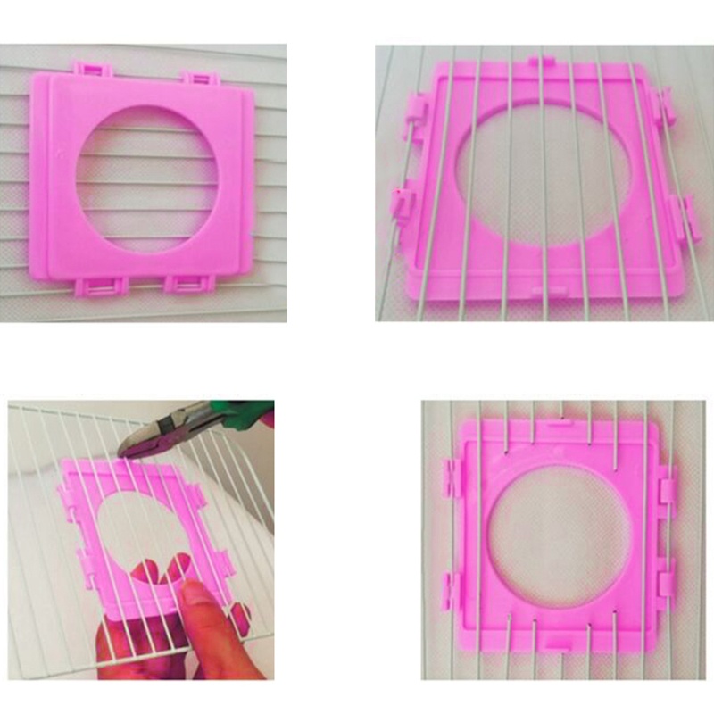 Cửa chui gắn lồng, cửa chui kèm vòng co, đồ chơi cho hamster