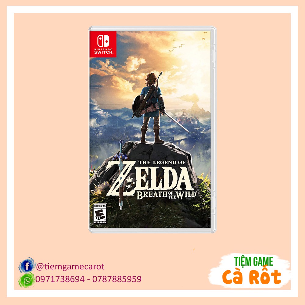 [2nd] THE LEGEND OF ZELDA: Breath of the Wild - Băng game cho máy Nintendo Switch