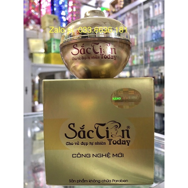 Kem Sắc Tiên hủ lớn lão hoá da-trắng da-loại bỏ sắc tố da-chống nắng SPF 50+ hủ 15g