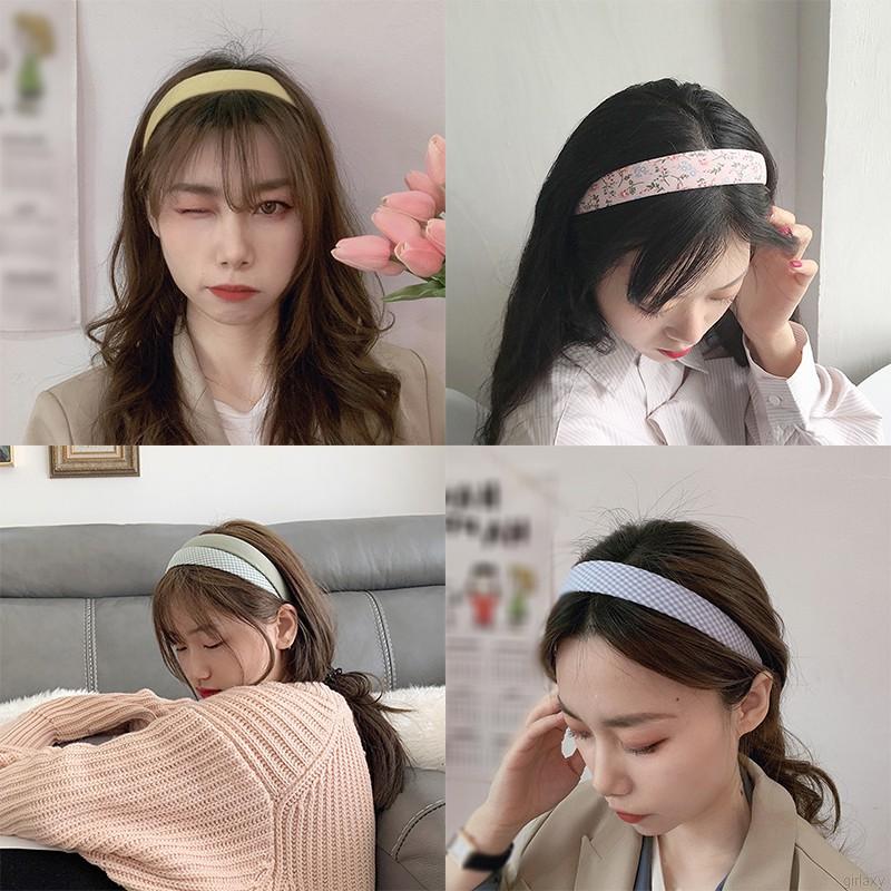 Băng Đô Vải Satin Màu Sắc Đa Dạng Phong Cách Nhật Bản