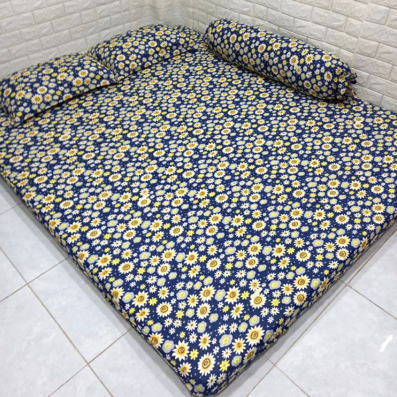 BỘ DRAP THUN LẠNH HOA NHÍ 4 MÓN .