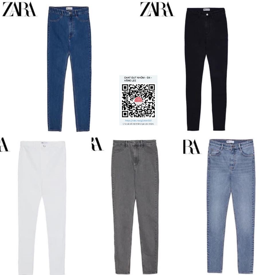 ( SẴN) QUẦN JEAN ZR 5 MÀU SIÊU HÁCH DÁNG
