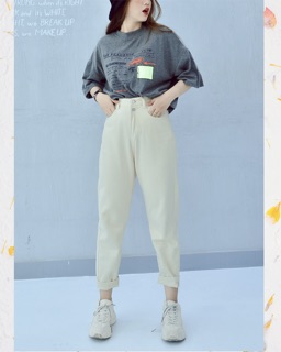 Quần Baggy Trơn / CREAMY JEANS 2
