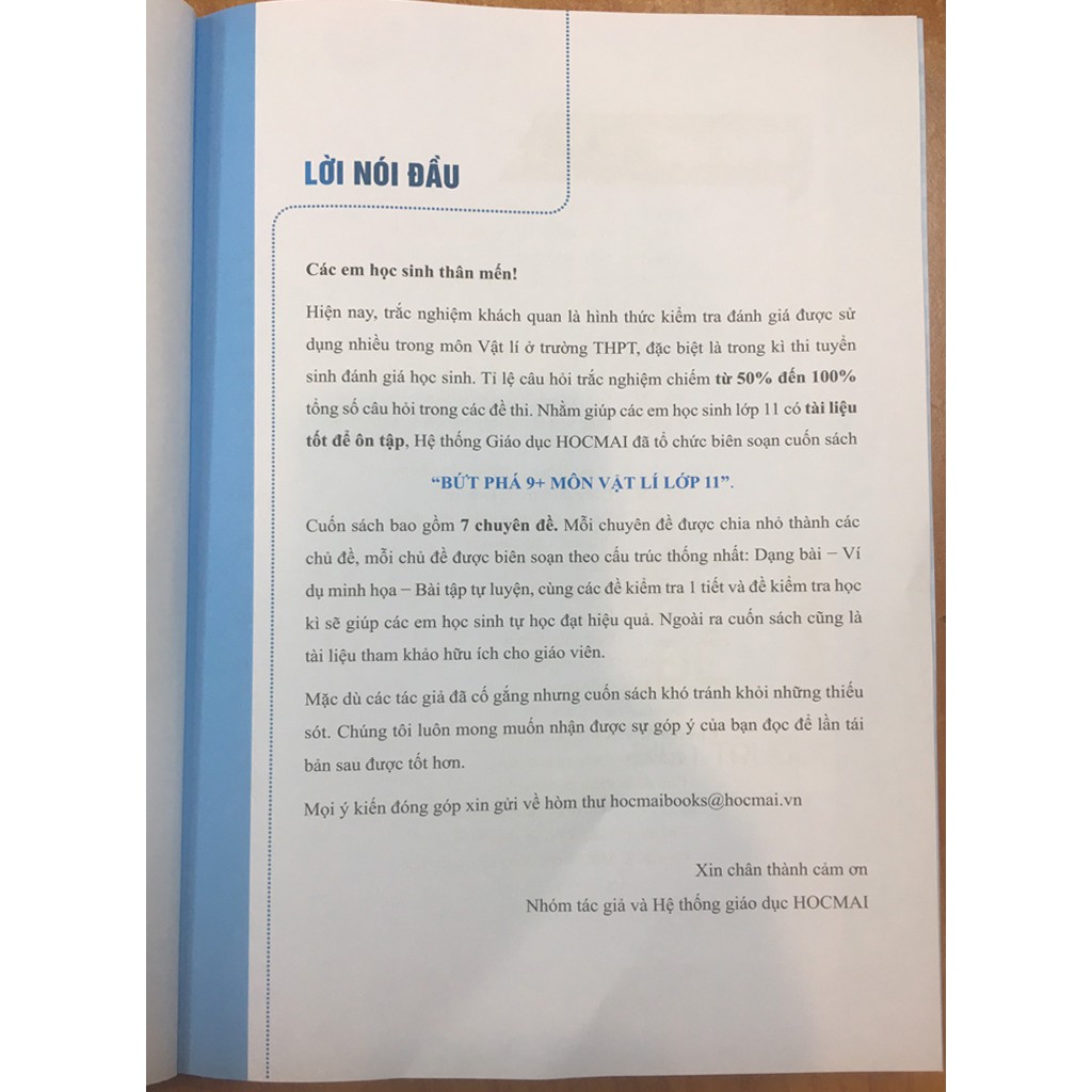 Sách - Bứt phá 9 + môn vật lý lớp 11