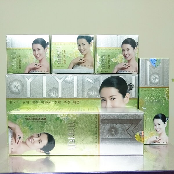 Bộ mỹ phẩm chuyên nám trắng da yimem 5in1 Giá Gốc Mỹ Phẩm Mix