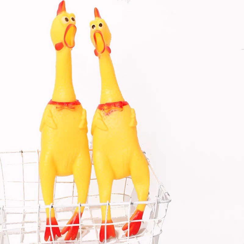 Đồ Chơi Gà A Lử Size Lớn- Gà La Hét Khi Bóp Có Âm Thanh Vui Tai, Ngộ Nghĩnh Cho Bé