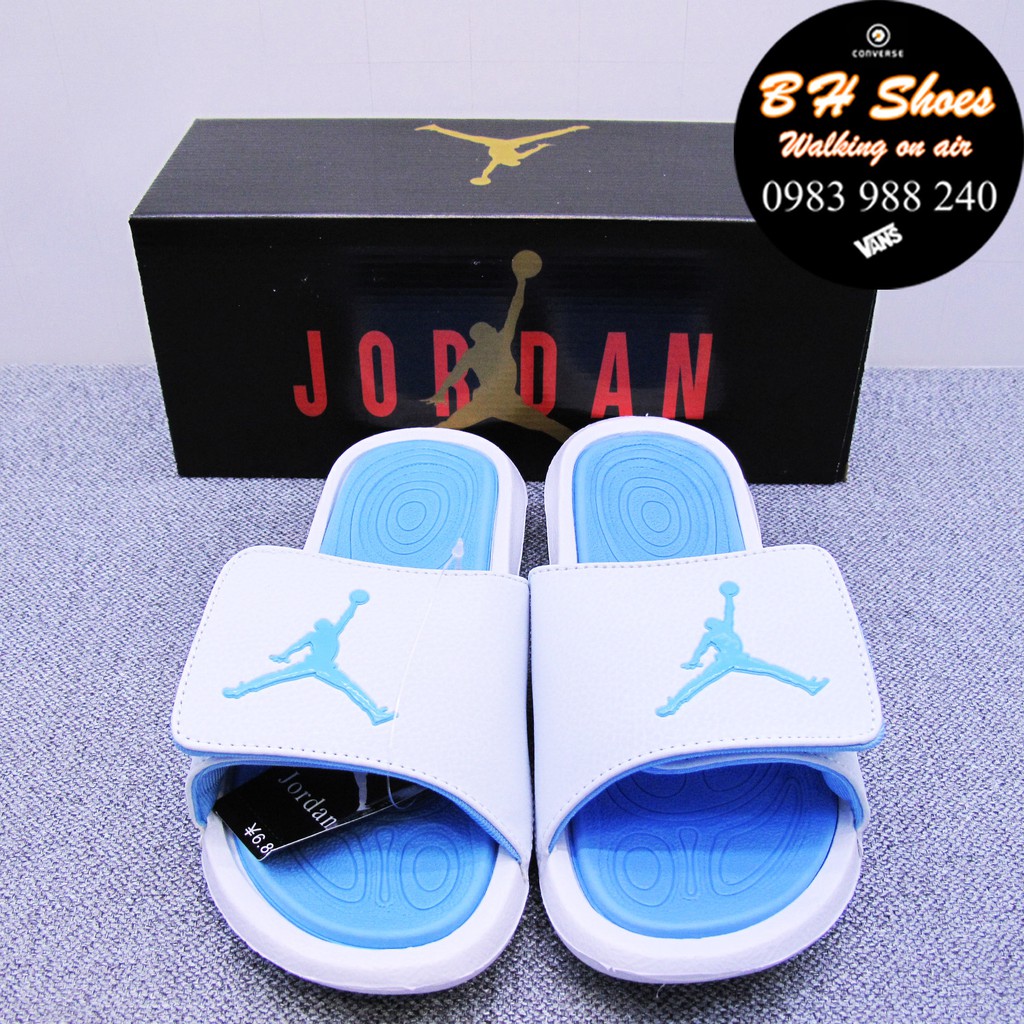 Dép Jordan hydro 6 Free ship + hộp hàng loại 1.1 JD bóng rổ siêu cấp quai ngang dán nam nữ unisex hot trend. BH Slippers