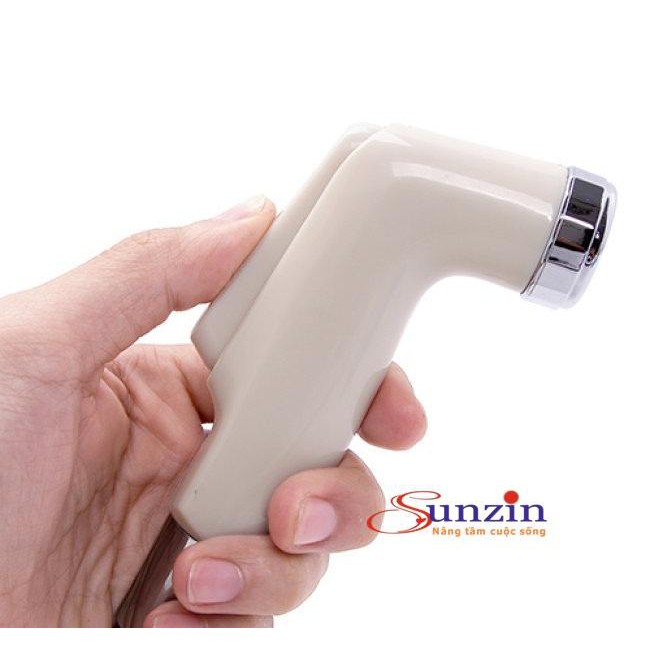 Bộ vòi xịt vệ sinh Sunzin, dây nhựa mềm