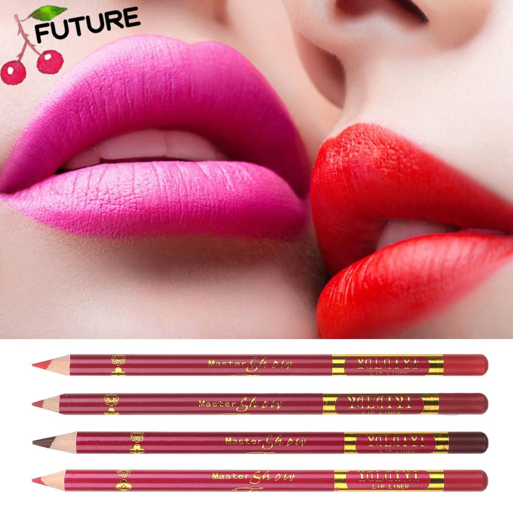 FUTURE New Lipstick Matte Outline Lip Shape Makeup 12 Colors Waterproof Long Lasting Fashion Lip liner