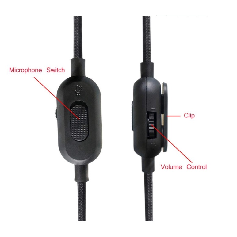 Dây Cáp Aux Thay Thế Cho Tai Nghe Chơi Game Logitech G433 / G233 / G Pro/G Pro X 3.5mm