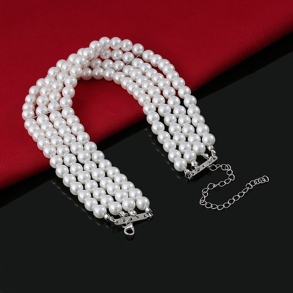 Vòng cổ choker ngọc trai nhân tạo trang nhã