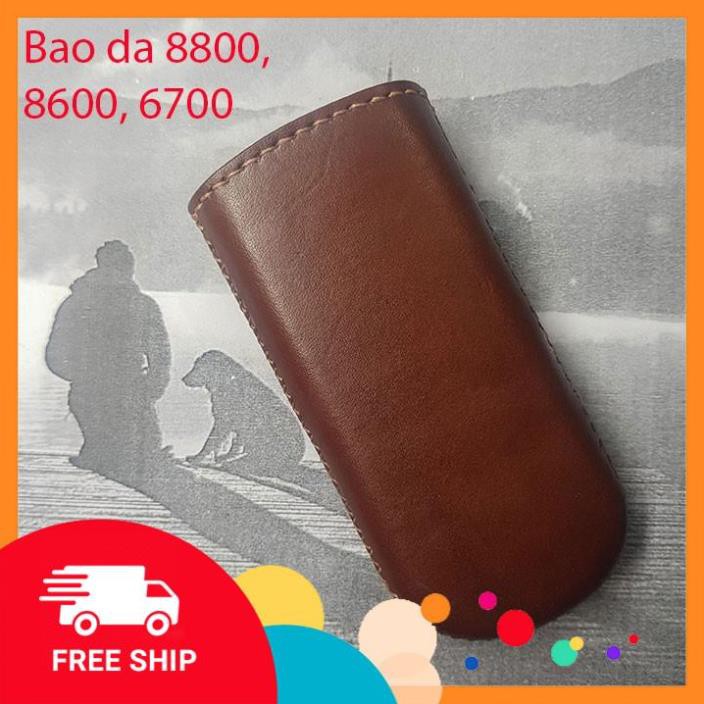 Bao da 8800 - Da bò nhập khẩu - Đồ da handmade - Màu nâu BV0335  - ATShop2