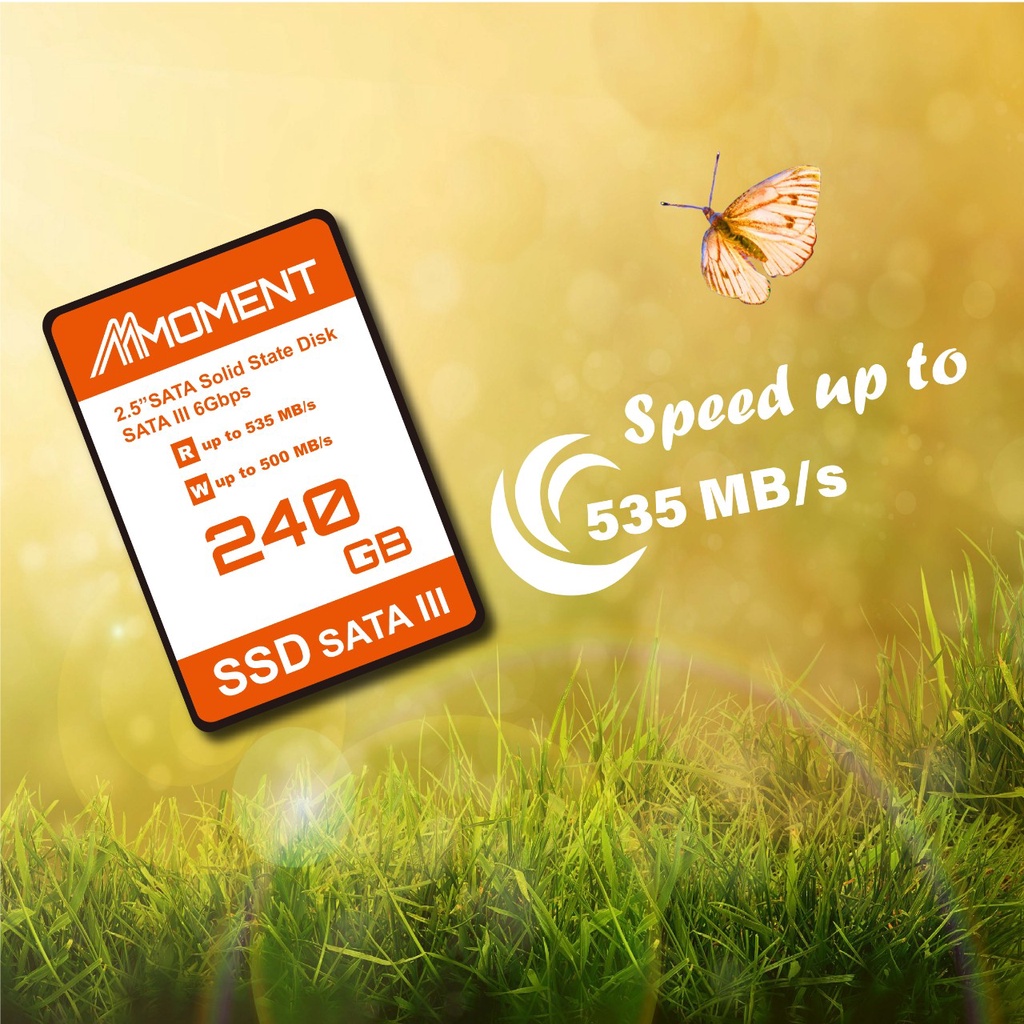 Ổ cứng SSD Sata III Moment 120GB/ 240GB/ 480GB- Chính hãng- Bảo hành 3 năm