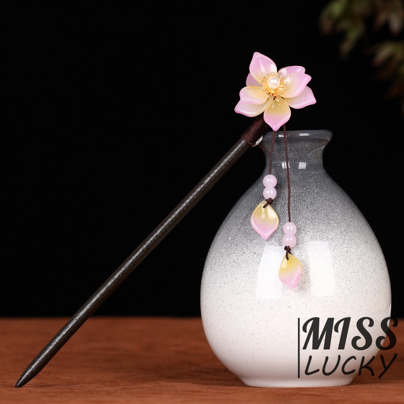 Trâm Cài Tóc Bằng Gỗ Phong Cách Trung Hoa Cổ Điển Thời Trang Cho Nữ