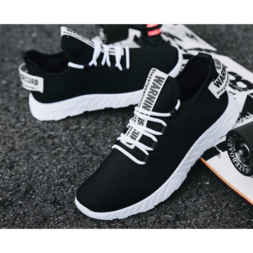 [ ẢNH THẬT GIÀY ] Giày Sneaker Thể Thao Nam Năng Động From Dáng chuẩn - GC Gót Đỏ Đen | BigBuy360 - bigbuy360.vn