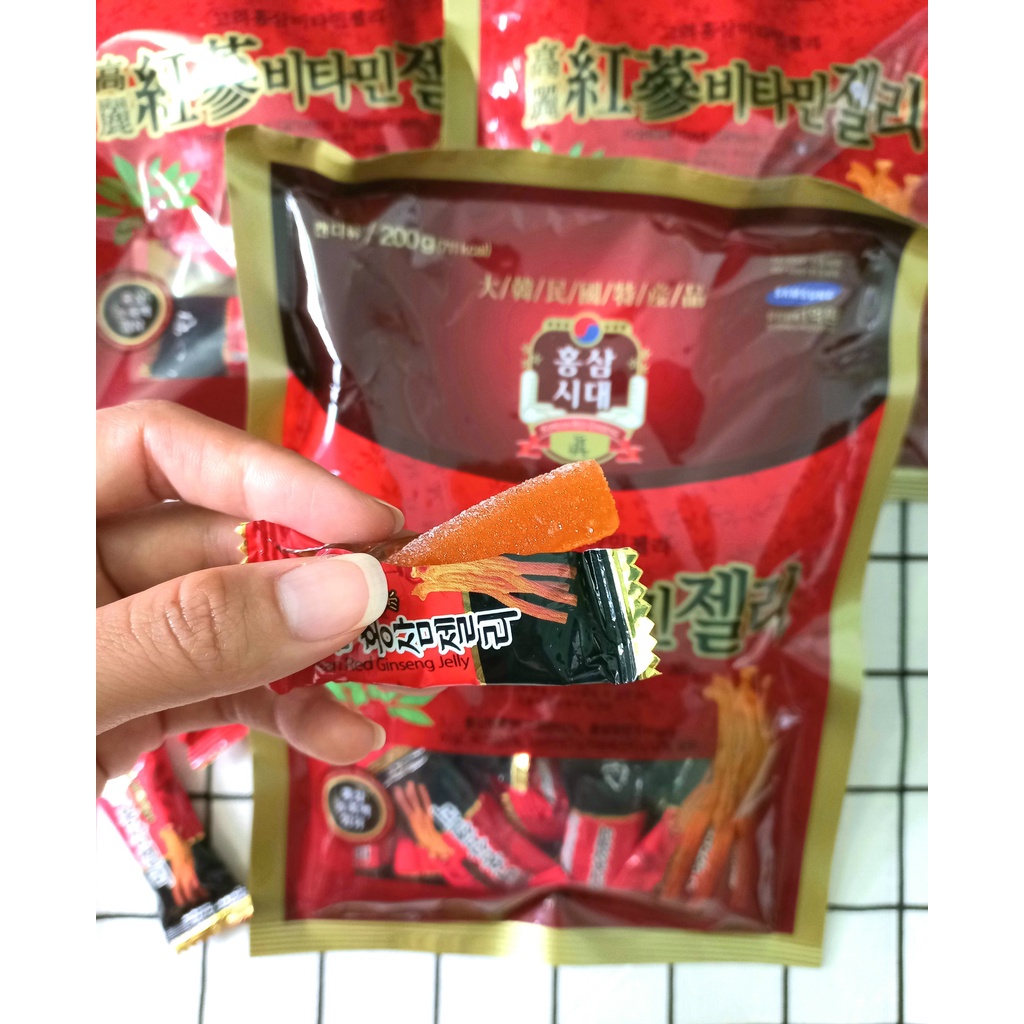 KẸO DẺO HỒNG SÂM HÀN QUỐC – KOREAN RED GINSENG JELLY