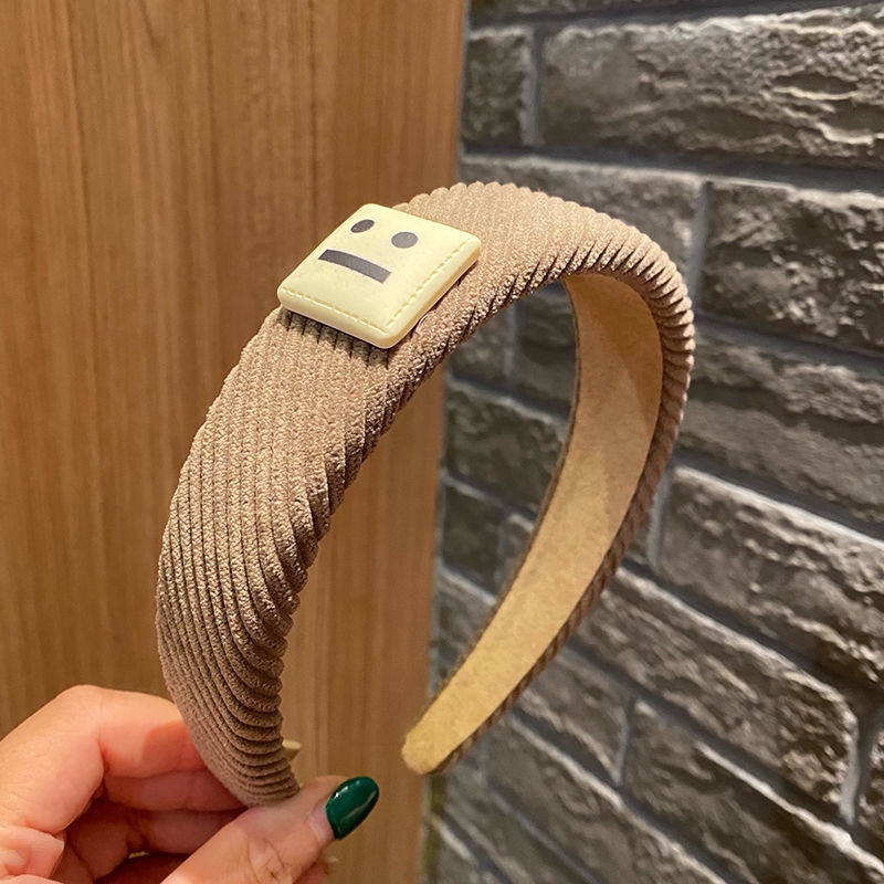 Băng Đô Cài Tóc Vải Nhung Màu Sắc Kẹo Ngọt Đơn Giản Phong Cách Hàn Quốc