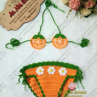 Bikini handmade trái Cam 🍊